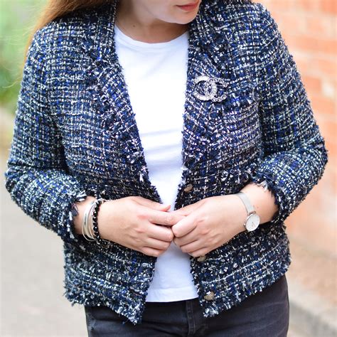 tweed chanel jacket|chanel tweed jacket zara.